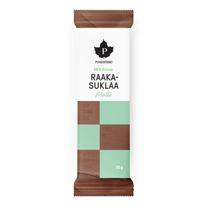 RAW Čokoláda 33 g mint 58% kakaa (Minttu)