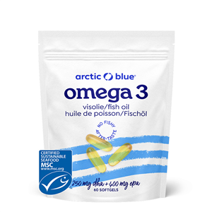 Omega 3 60 kapslí (250mg DHA & 400mg EPA) původ Aljaška