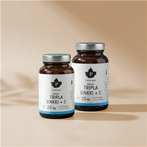Triple Zinc 25mg + Vitamin C 120 kapslí + 60 kapslí ZDARMA