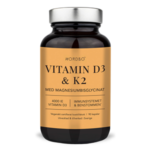 Vitamin D3 4000IU a K2 100μg 90 kapslí
