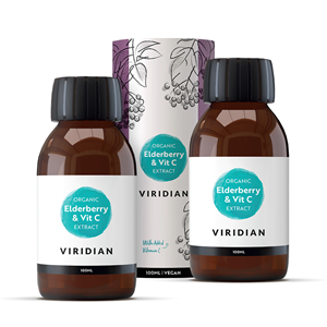 Elderberry Extract + Vitamin C 100ml Organic 1 + 1 ZDARMA