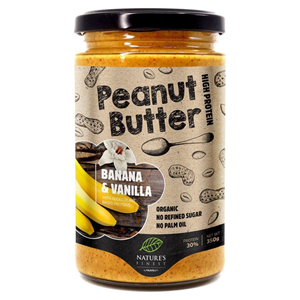 Peanut Butter Banana & Vanilla Bio 350g (Bio Arašídový krém banáno-vanilkový)