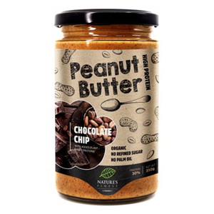 Peanut Butter Chocolate Chip Bio 350g (Bio Arašídový krém čokoládový)