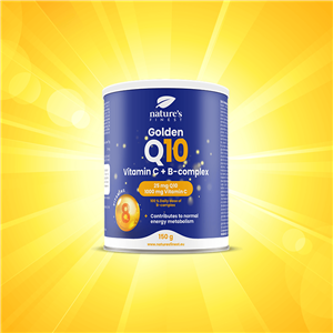 Golden Q10 + Vitamin C + B-Complex 150g (Koenzym Q10 + Vitamín C + B-komplex)