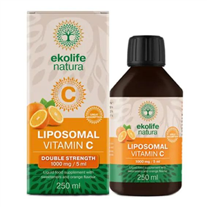 Liposomal Vitamin C 1000 mg 250 ml pomeranč (Lipozomální vitamín C)
