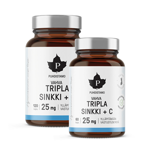 Triple Zinc 25mg + Vitamin C 120 kapslí + 60 kapslí ZDARMA