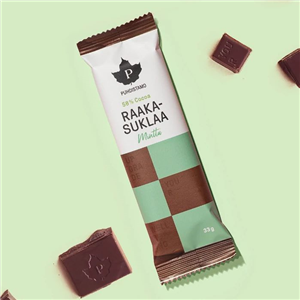 RAW Čokoláda 33g mint 58% kakaa (Minttu)