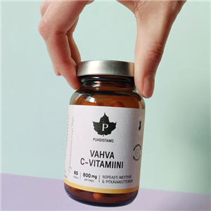 Strong Vitamin C 60 kapslí (Vahva C-Vitamiini)