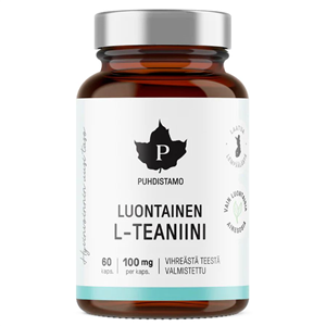 L-Theanine Natural 60 kapslí (Luontainen L-Teaniini)