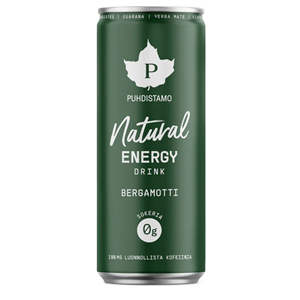 Natural Energy Drink 330ml bergamot (bergamotti)