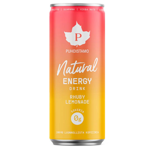 Natural Energy Drink 330ml rhuby lemonade