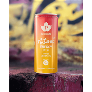 Natural Energy Drink 330ml rhuby lemonade