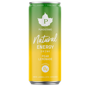 Natural Energy Drink 330 ml pear lemonade