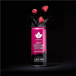 Natural Energy Drink STRONG 330 ml raspberry