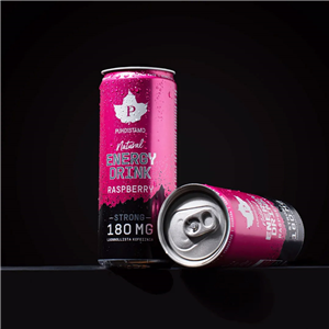 Natural Energy Drink STRONG 330ml raspberry