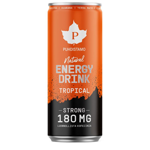 Natural Energy Drink STRONG 330 ml tropical