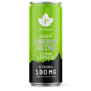 Natural Energy Drink STRONG 330ml lemon
