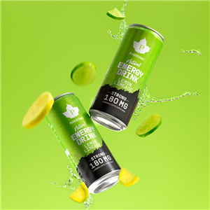 Natural Energy Drink STRONG 330ml lemon
