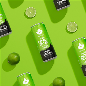 Natural Energy Drink STRONG 330ml lemon