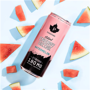 Natural Energy Drink STRONG 330ml watermelon