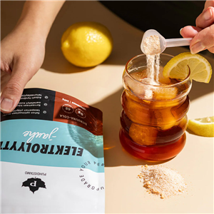 Electrolyte Powder 240g lemon cola (Sitruuna cola) + láhev 500ml ZDARMA