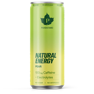 Natural Energy + Caffeine + Electrolytes 330ml pear