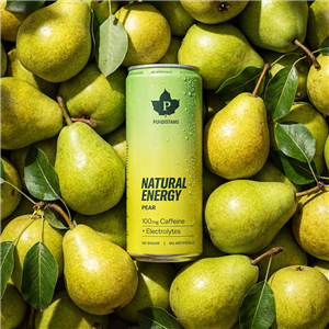 Natural Energy + Caffeine + Electrolytes 330ml pear