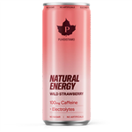 Natural Energy + Caffeine + Electrolytes 330ml wild strawberry