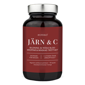 Järn & C 90 kapslí (Železo a Vitamín C)