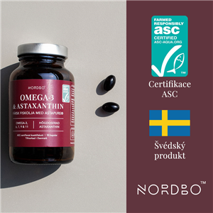 Omega 3 & Astaxanthin 90 kapslí