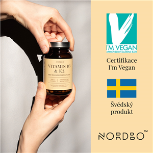 Vitamin D3 a K2 180 kapslí