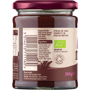 Fruit Spread 284g morello cherry Organic (Višňový džem BIO)