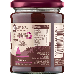 Fruit Spread 284g morello cherry Organic (Višňový džem BIO)