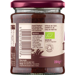 Fruit Spread 284g raspberry Organic (Malinový džem BIO)