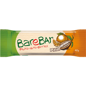 Bare Bar 40g pomeranč kakao