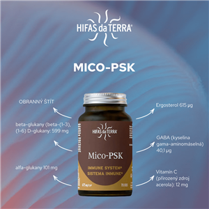 Mico-PSK 70 kapslí (PSK extrakt z adaptogenních hub)
