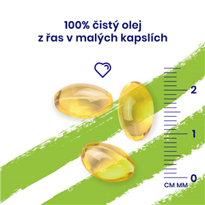 Vegan Omega 3 Algae 90 kapslí (420mg DHA & 140mg EPA)