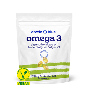 Vegan Omega 3 Algae 90 kapslí (250mg DHA & Vitamin D 400IU)
