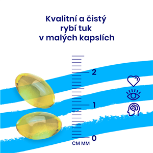 Omega 3 60 kapslí (280mg DHA & 120mg EPA)