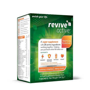 Revive Active 7 sáčků tropical (Energie, imunita, únava, srdce)