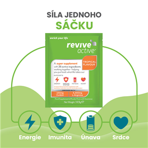 Revive Active 30 sáčků tropical (Energie, imunita, únava, srdce)