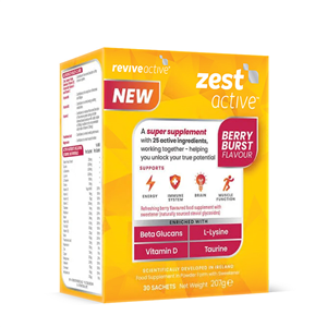 Zest Active 30 sáčků berry (Energie, imunita, mozek, funkce svalů)