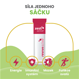 Zest Active 30 sáčků berry (Energie, imunita, mozek, funkce svalů)