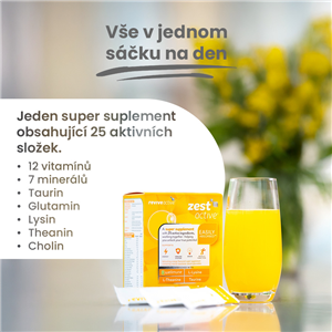 Zest Active 30 sáčků berry (Energie, imunita, mozek, funkce svalů)