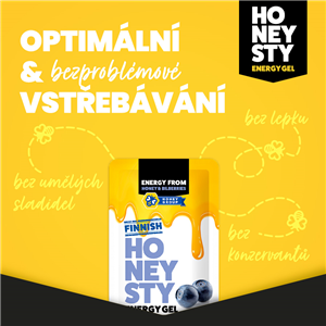 Honeysty Energy Gel  25g borůvka