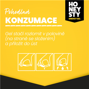 Honeysty Energy Gel  25g borůvka