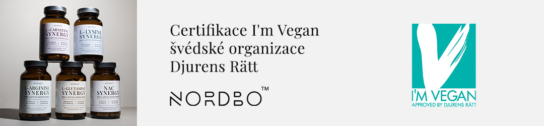 Certifikát I´m Vegan garantuje, že produkt je 100% rostlinného původu.
