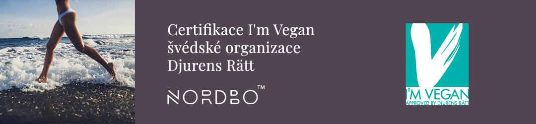 Certifikát I´m Vegan garantuje, že produkt je 100% rostlinného původu.