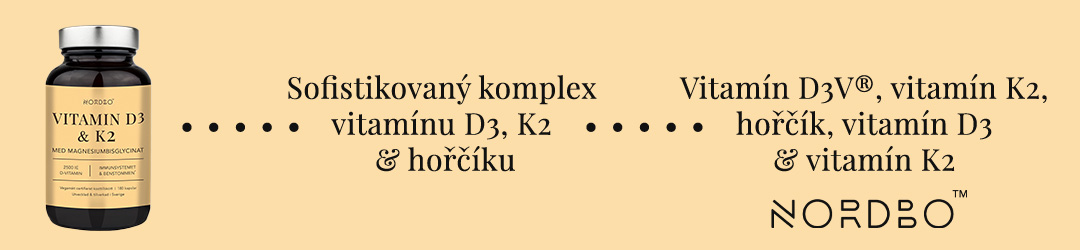 Sofistikovaný komplex vitamínu D3, K2 & hořčíku.