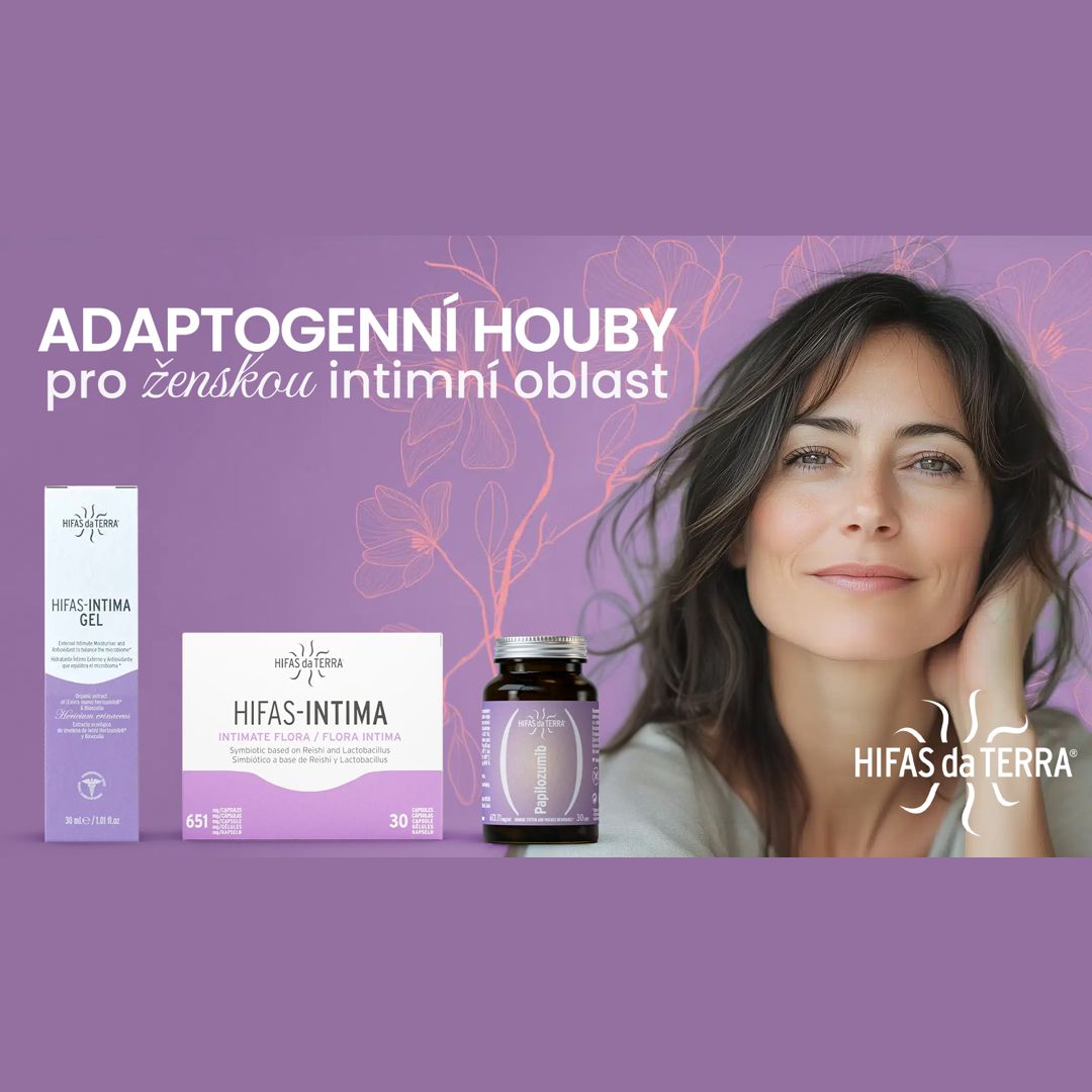Adaptogenní houby pro ženskou intimní oblast